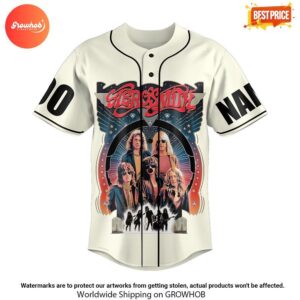 Aerosmith Peace Out Custom Baseball Jersey 2