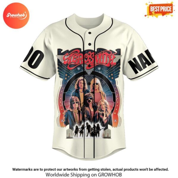 Aerosmith Peace Out Custom Baseball Jersey