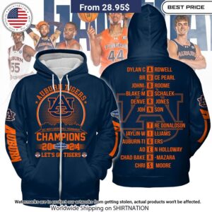 Auburn Tigers Champions T Shirt 4 199