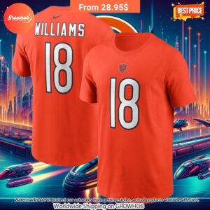 Caleb Williams Chicago Bears Nike Draft First Round Pick Fuse Shirt