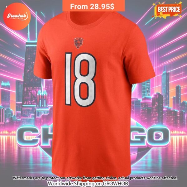 Caleb Williams Chicago Bears Nike Draft First Round Pick Fuse Shirt