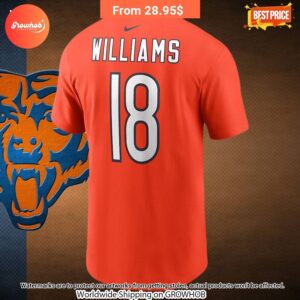 Caleb Williams Chicago Bears Nike Draft First Round Pick Fuse Shirts 3