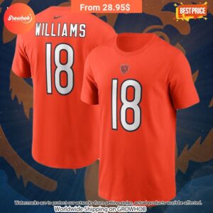 Caleb Williams Chicago Bears Nike Draft First Round Pick Fuse Shirts 4