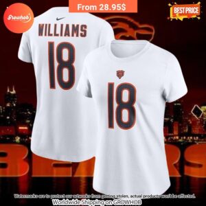 Caleb Williams Chicago Bears Nike Women’s 2024 Draft First Round Pick Fuse Shirt