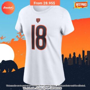 Caleb Williams Chicago Bears Nike Womens 2024 Draft First Round Pick Fuse Shirts 2