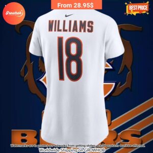 Caleb Williams Chicago Bears Nike Womens 2024 Draft First Round Pick Fuse Shirts 3