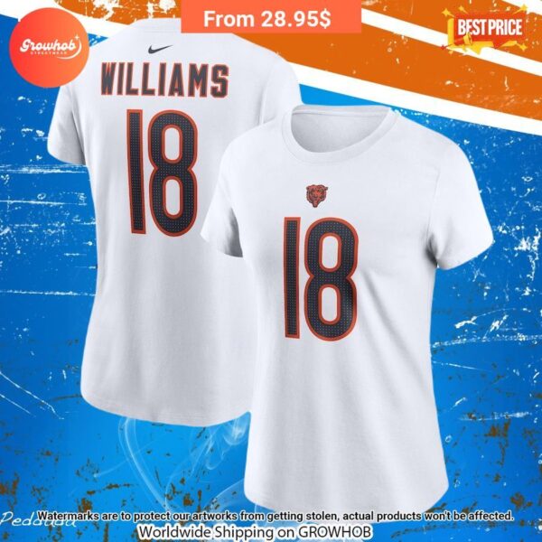 Caleb Williams Chicago Bears Nike Women’s 2024 Draft First Round Pick Fuse Shirt