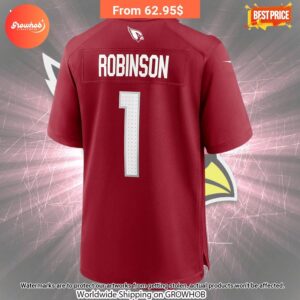 Darius Robinson Arizona Cardinals Nike 2024 Draft First Round Pick Player Game Football Jersey 3