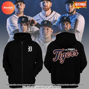 Detroit Tigers MLB Zip Hoodie