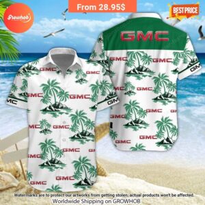 gmc car hawaiian shirt and short 10