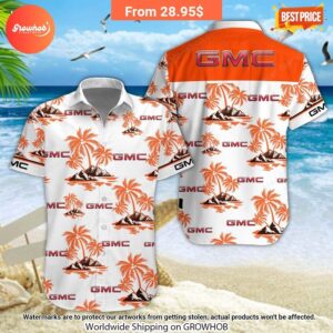 gmc car hawaiian shirt and short 13