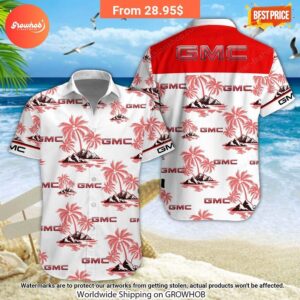 gmc car hawaiian shirt and short 16