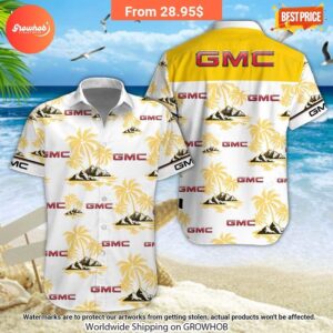 gmc car hawaiian shirt and short 22