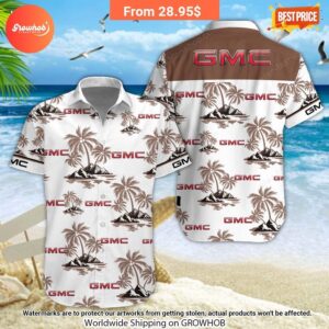 gmc car hawaiian shirt and short 4