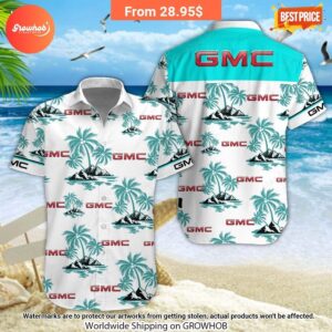 gmc car hawaiian shirt and short 7