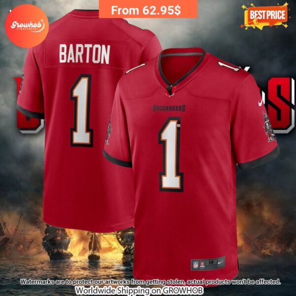 Graham Barton Tampa Bay Buccaneers Nike 2024 Draft First Round Pick Player Game Jersey