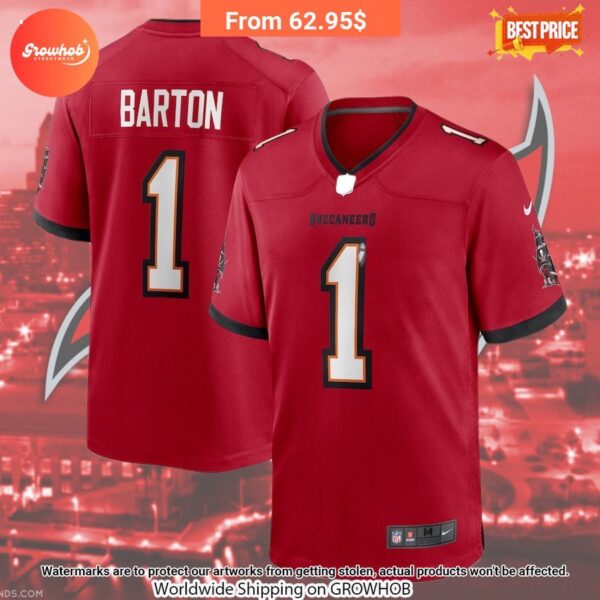 Graham Barton Tampa Bay Buccaneers Nike 2024 Draft First Round Pick Player Game Jersey