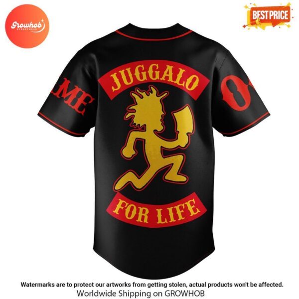 Insane Clown Posse Juggalo For Life Custom baseball jersey