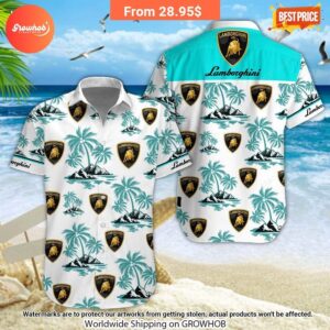 lamborghini hawaiian shirt and short 13