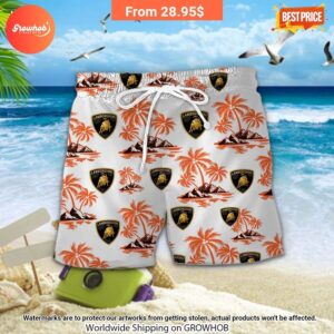 lamborghini hawaiian shirt and short 21