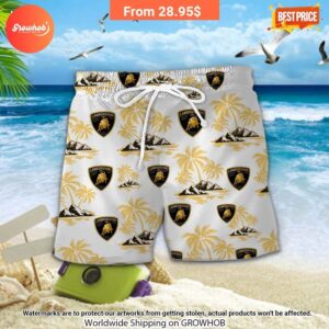 lamborghini hawaiian shirt and short 5