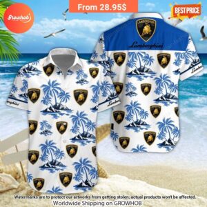 lamborghini hawaiian shirt and short 7