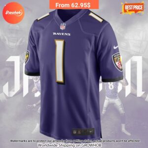 Nate Wiggins Baltimore Ravens Nike 2024 Draft First Round Pick Player Game Football Jersey 2