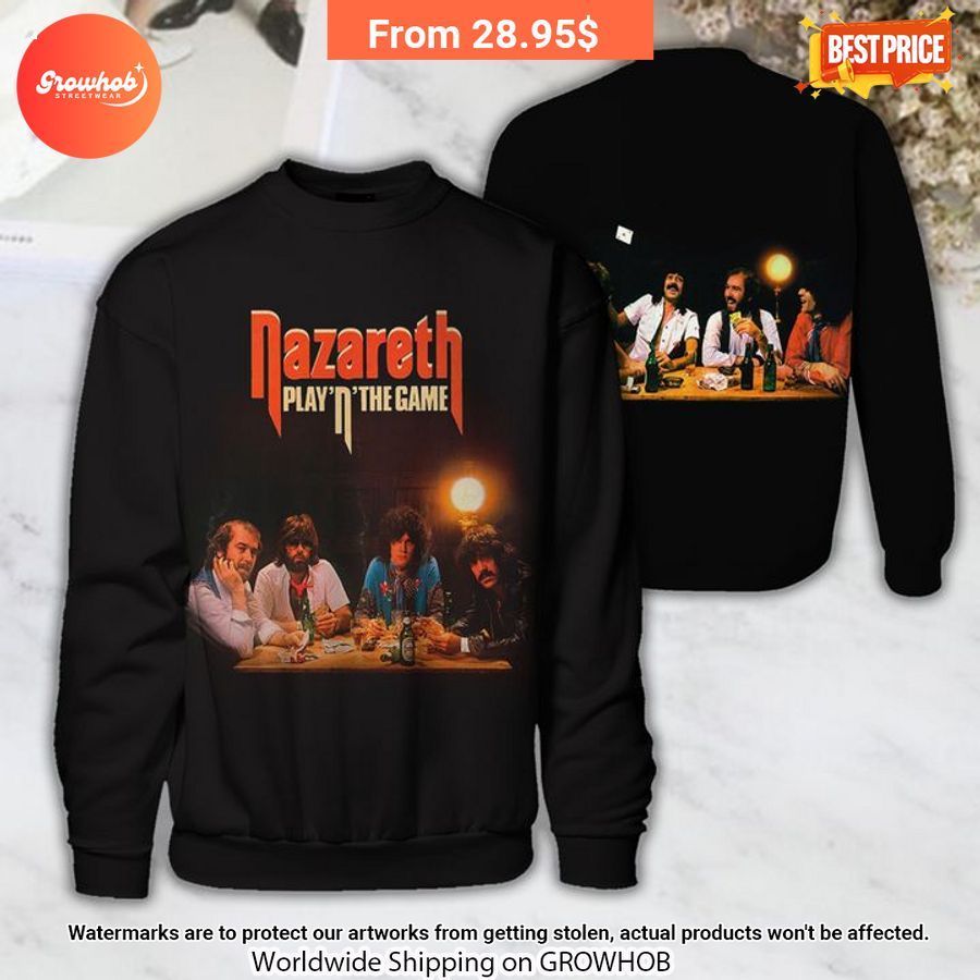 Nazareth Play N The Game Album Cover Shirt 2