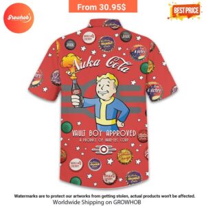 nuka cola vault boy hawaiian shirt 3 289