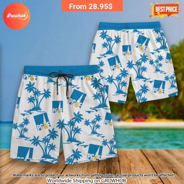 Pacific Gas & Electric Custom Hawaiian Shirt and Short