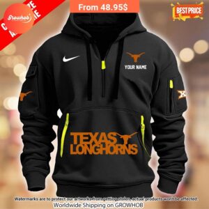 personalized texas longhorns half zip heavy hoodie 4 338