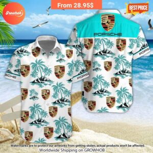 porsche hawaiian shirt and short 13