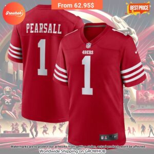 Ricky Pearsall San Francisco 49ers Nike 2024 Draft First Round Pick Player Game Jersey