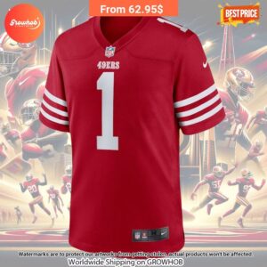 Ricky Pearsall San Francisco 49ers Nike 2024 Draft First Round Pick Player Game Football Jersey 2