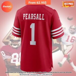 Ricky Pearsall San Francisco 49ers Nike 2024 Draft First Round Pick Player Game Football Jersey 3