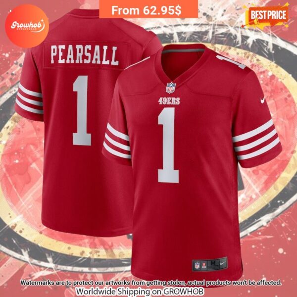 Ricky Pearsall San Francisco 49ers Nike 2024 Draft First Round Pick Player Game Jersey