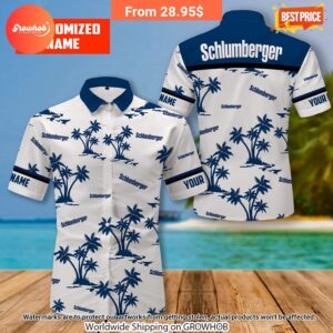 Schlumberger Custom Hawaiian Shirt and Short