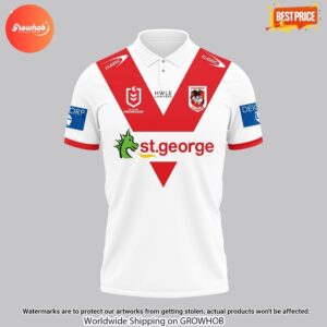 St George Illawarra Dragons Polo Shirt 2