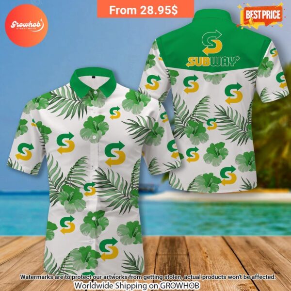 Subway Hawaiian Shirt and Short