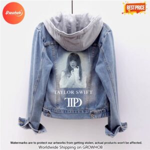 Taylor Swift Hooded Denim Jacket 2