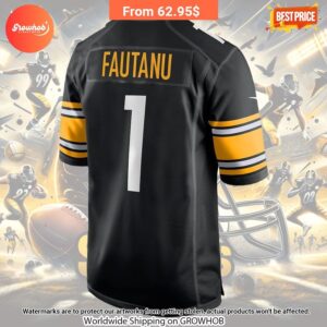 Troy Fautanu Pittsburgh Steelers Nike 2024 Draft First Round Pick Player Game Football Jersey 3