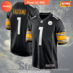 Troy Fautanu Pittsburgh Steelers Nike 2024 Draft First Round Pick Player Game Football Jersey 4