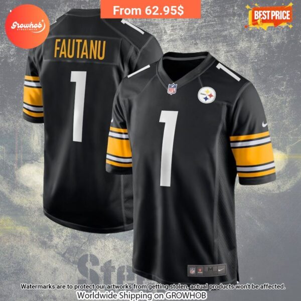 Troy Fautanu Pittsburgh Steelers Nike 2024 Draft First Round Pick Player Game Jersey