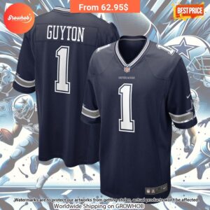 Tyler Guyton Dallas Cowboys Nike 2024 Draft First Round Pick Player Game Jersey