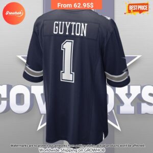 Tyler Guyton Dallas Cowboys Nike 2024 Draft First Round Pick Player Game Football Jersey 3