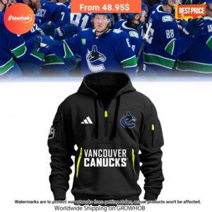 Vancouver Canucks NHL Half Zip Hoodie