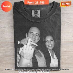 Elliot Stabler And Olivia Benson Vintage Acid Washed Shirt