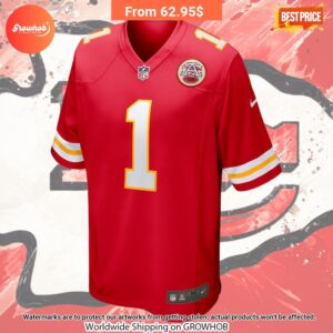 Xavier Worthy Kansas City Chiefs Nike 2024 Draft First Round Pick Player Game Football Jersey 2