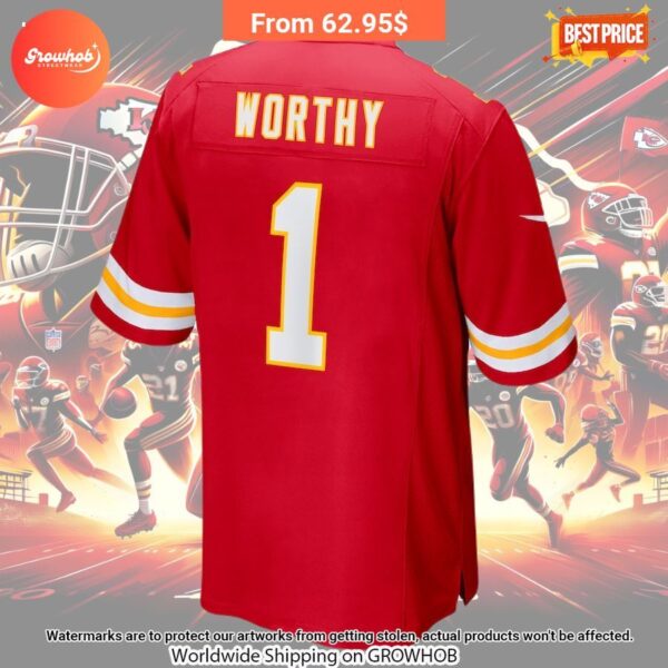 Xavier Worthy Kansas City Chiefs Nike 2024 Draft First Round Pick Player Game Jersey