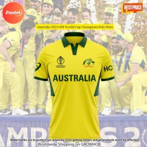 Australia 2023 Odi World Cup Champions Polo Shirt 2